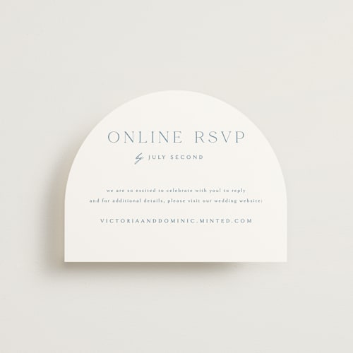 This is a ocean rsvp cards with standard by Kelly Schmidt called victoria printing on signature in standard