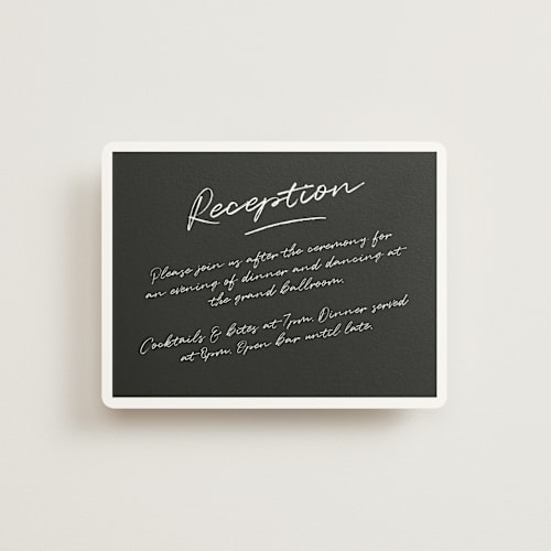 This is a cloud reception cards with standard by Adelyn T. called photograph scribble printing on signature in standard