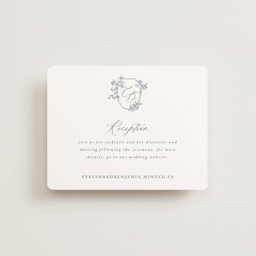 This is a twilight whisper reception cards with standard by Design Lotus called close to my heart printing on signature in standard