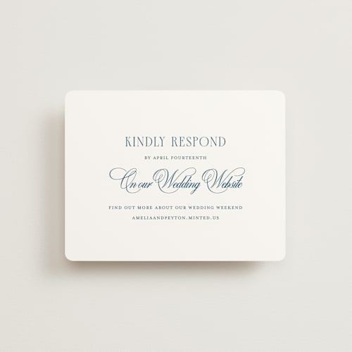 This is a ocean rsvp cards with standard by Kelly Schmidt called hilton printing on signature in standard