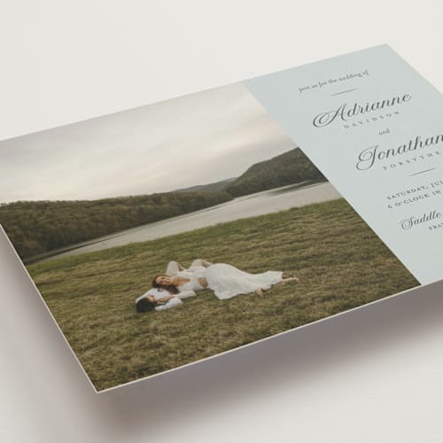 This is a dew wedding invitations with standard by Eric Clegg called together always printing on signature in standard