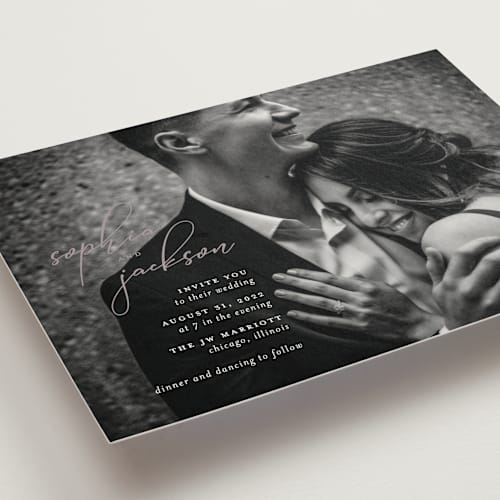 This is a sugar plum wedding invitations with standard by Laura Hamm called kindly join us printing on signature in standard