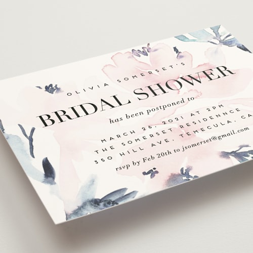 This is a azalea save the date with standard by Petra Kern called florista modernista printing on signature in standard