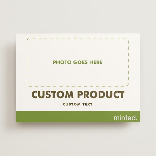 This is a charcoal will you be my bridesmaid cards with standard by Minted Custom called landscape printing on signature in standard