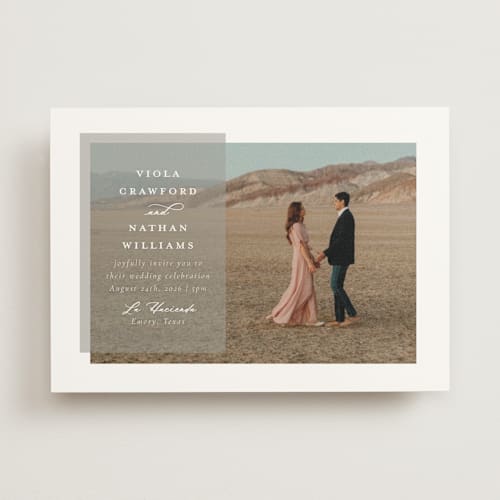 This is a dove wedding invitations with standard by Meggy Masters called overlay printing on signature in standard