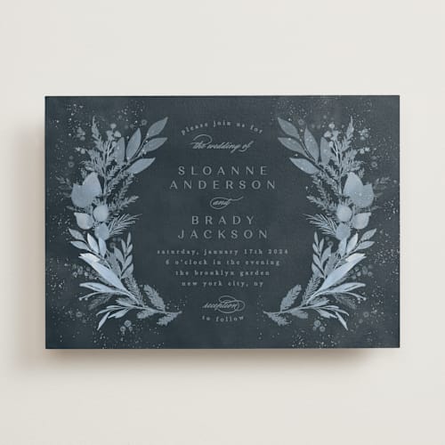 This is a neptune wedding invitations with standard by Creo Study called wonderful tonight printing on signature in standard