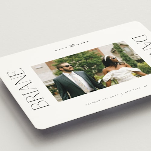 This is a cloud save the date magnets with standard by Ashlee Townsend called spruce printing on magnet paper in magnet
