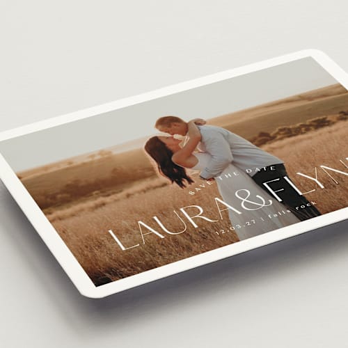 This is a cloud save the date magnets with standard by chocomocacino called nocciola printing on magnet paper in magnet