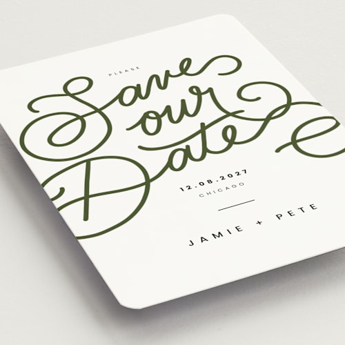 This is a ivy save the date magnets with standard by Adelyn T. called easy lettering printing on magnet paper in magnet