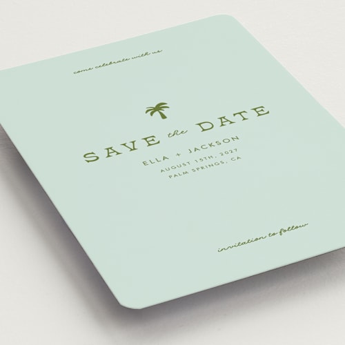 This is a ocean save the date magnets with standard by Olivia Goree called vacation printing on magnet paper in magnet