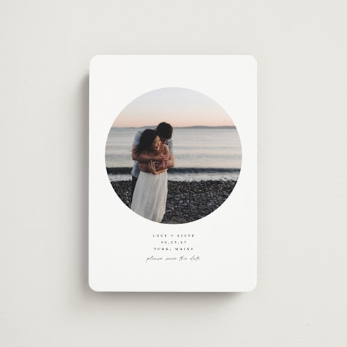 This is a cloud save the date magnets with standard by mo kelley called focal printing on magnet paper in magnet