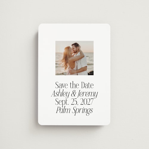 This is a cloud save the date magnets with standard by Heather Schertzer called miami printing on magnet paper in magnet