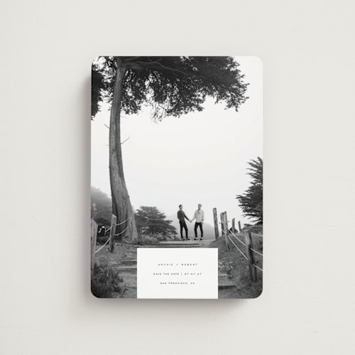 This is a wave save the date magnets with standard by Yuliya Evseeva called true love printing on magnet paper in magnet