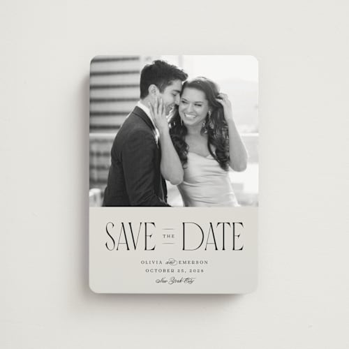This is a dove save the date magnets with standard by Robert and Stella called pierre printing on magnet paper in magnet