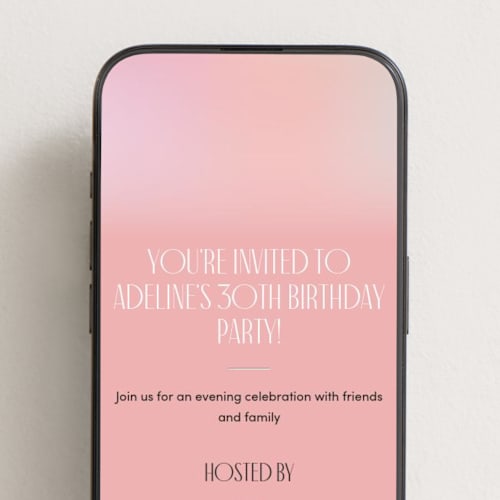 This is a sherbet online birthday invitations by Pixel and Hank called it's a party printing on digital paper in standard