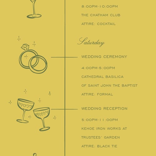 This is a island citrus ceremony reception essentials with standard by Ani Somi called calia printing on signature in 4x9