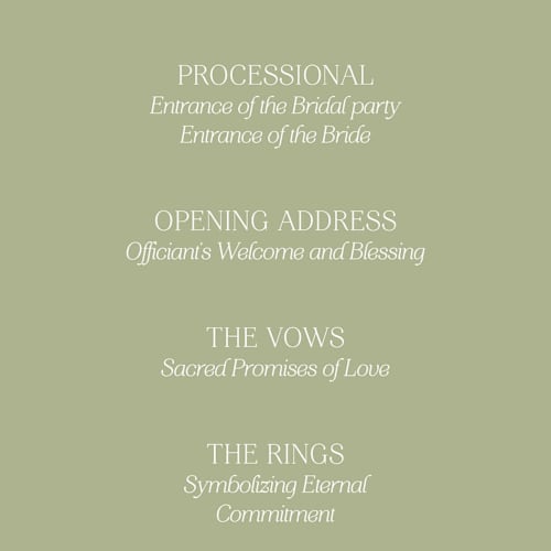 This is a petal unique wedding programs with standard by Lisa Joanna Harrison called summer fields printing on signature in 4x9