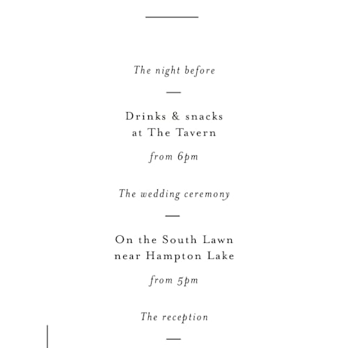 This is a ink unique wedding programs with standard by Blustery August called tuscany printing on signature in 4x9