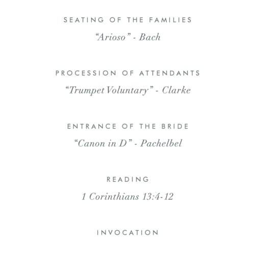 This is a storm unique wedding programs with standard by Baumbirdy called sketched florals printing on signature in standard