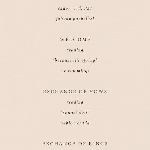 This is a autumn unique wedding programs with standard by Jessica Yeo called prairie patchwork quilt printing on signature in standard