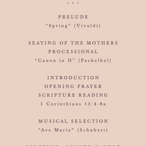 This is a apricot unique wedding programs with standard by Hooray Creative called scripted names printing on signature in standard