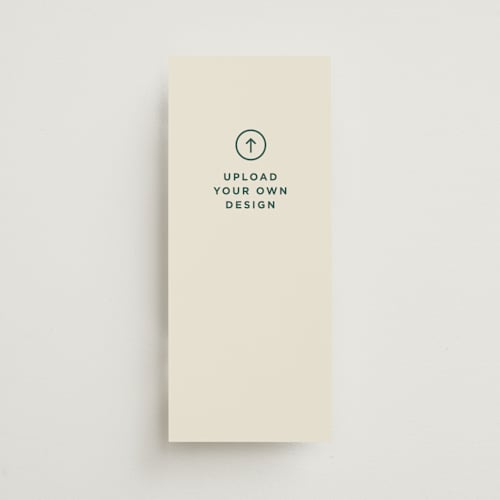 This is a a unique wedding programs with standard by Minted called upload your own design printing on signature in standard