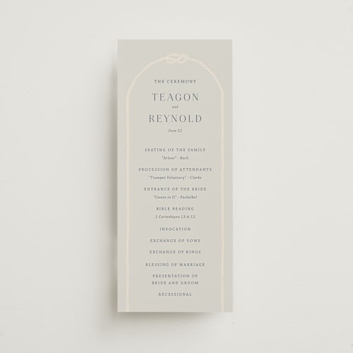 This is a sea breeze unique wedding programs with standard by Rebecca Durflinger called nautical nuptials printing on signature in 4x9