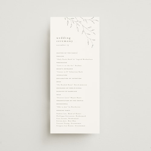 This is a aqua mist unique wedding programs with standard by chocomocacino called tortina printing on signature in standard