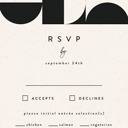 This is a shadow rsvp postcards by Carly Reed Walker called kenai printing on signature in postcard