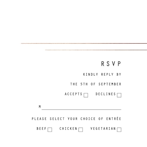 This is a noir rsvp postcards by DESIGN X FIVE called bold as love printing on signature in postcard