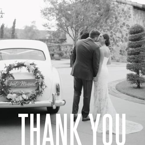 This is a cotton thank you postcards by Jessie Steury called monumental printing on signature in postcard