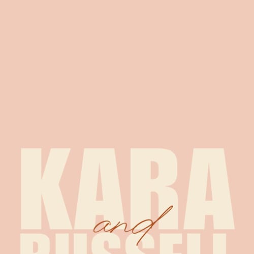 This is a blush thank you postcards by Stacey Day called typographical poster printing on signature in postcard