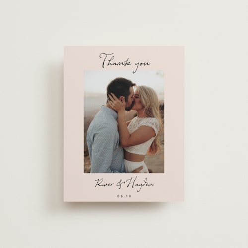 This is a black dahlia wedding thank you cards with standard by Cass Loh called tablescape drawing printing on recycled smooth signature in standard
