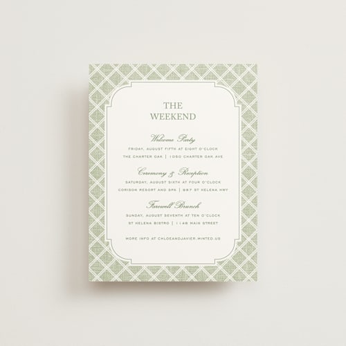 This is a garden enclosure cards with standard by Kelly Schmidt called summer linen printing on signature in standard