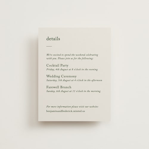 This is a forest enclosure cards with standard by Bethan called editorial printing on signature in standard
