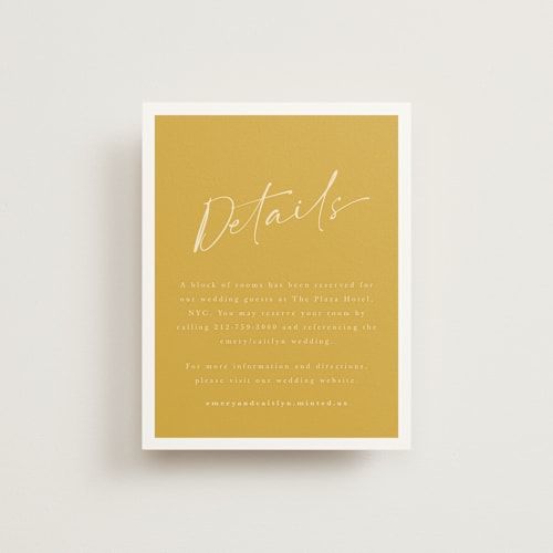 This is a honey enclosure cards with standard by Adelyn T. called ink scribble printing on signature in standard