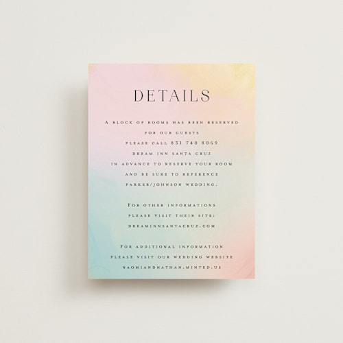 This is a sunrise enclosure cards with standard by Petra Kern called marshmallow printing on signature in standard