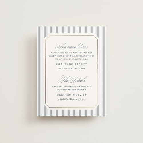 This is a coast enclosure cards with foil pressed by Kelly Schmidt called seashore printing on signature in standard