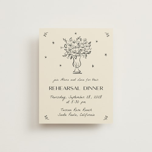 This is a vanilla reception cards with standard by Ani Somi called roses printing on signature in standard