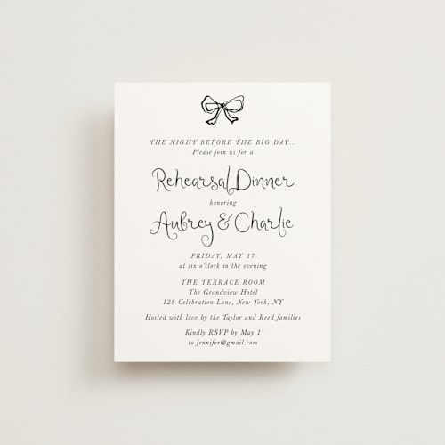 This is a tuxedo reception cards with standard by Cass Loh called quirky fun printing on signature in standard