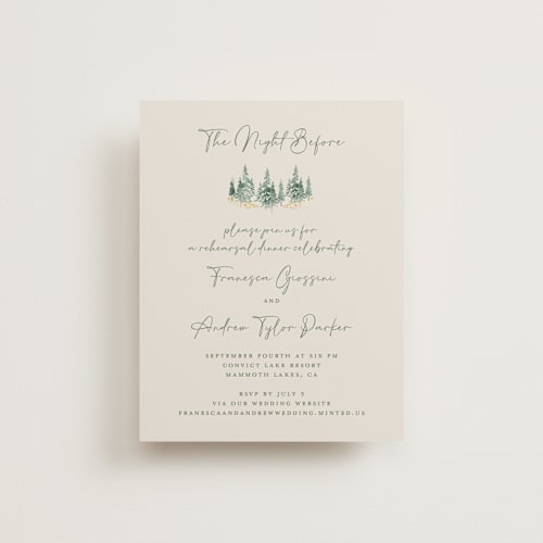 This is a summer reception cards with standard by Petra Kern called miniature mountainscape printing on signature in standard
