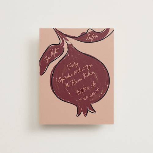 This is a oat reception cards with standard by Helena Vitto called love rests in a garden printing on signature in standard