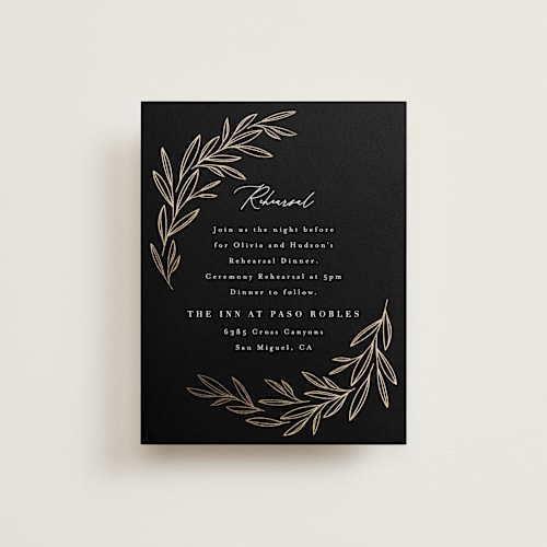 This is a ink enclosure cards with foil pressed by Kristie Kern called bianca printing on signature in standard