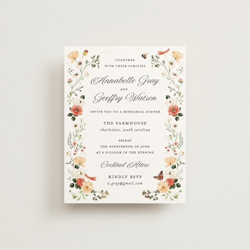 This is a verona sunset enclosure cards with foil pressed by Sarah Knight called fleur printing on signature in standard