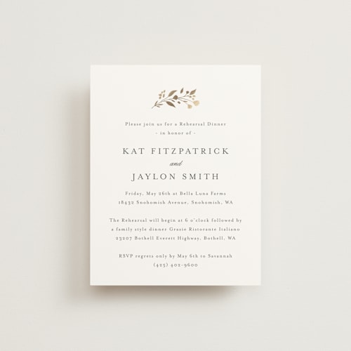 This is a cloudy enclosure cards with foil pressed by Jennifer Postorino called embrace printing on signature in standard