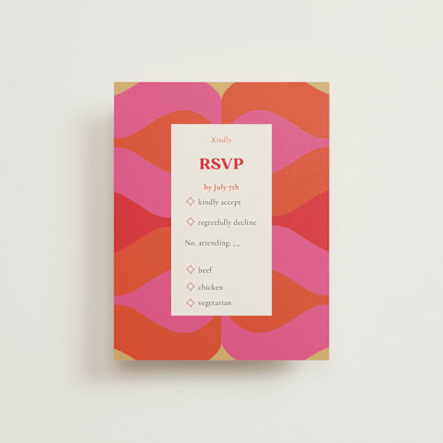 This is a new york rsvp cards with standard by Bethania Lima called pop love printing on signature in standard