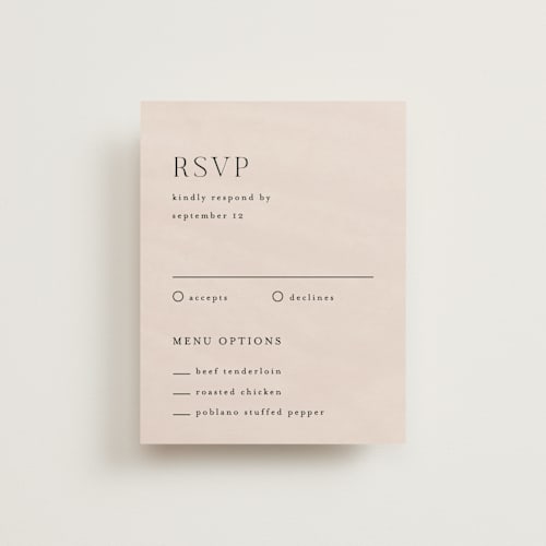 This is a cafe rsvp cards with standard by Pixel and Hank called curves printing on signature in standard
