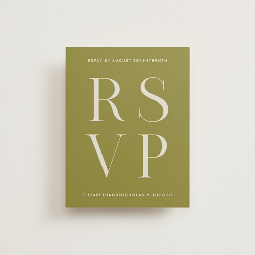 This is a lilac dreams rsvp cards with standard by Design Lotus called lavender dreams printing on signature in standard