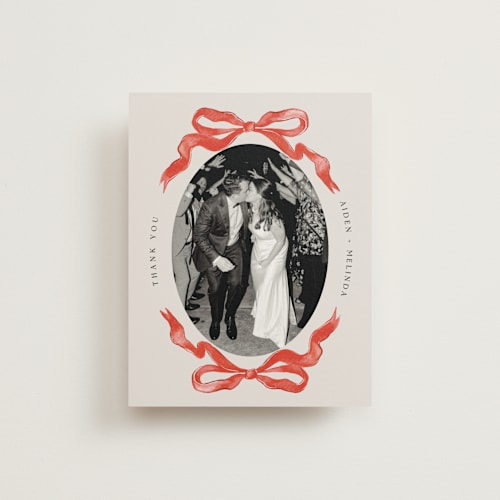 This is a candy wedding thank you cards with standard by Pati Cascino called gibson printing on strathmore in standard