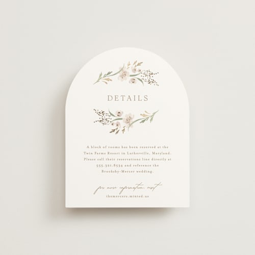 This is a spring mist enclosure cards with foil pressed by Erin L. Wilson called meadow printing on signature in standard